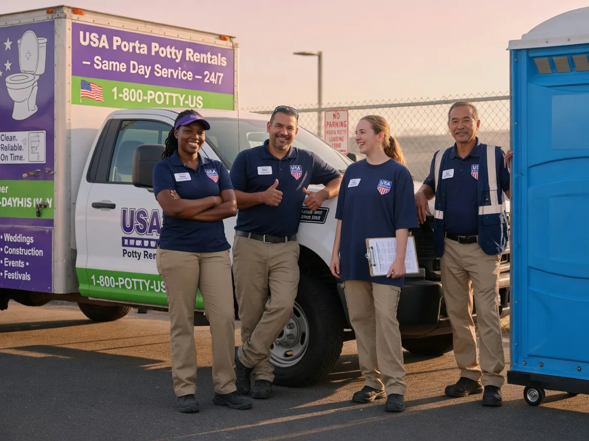 Porta Potty Rental company in Clovis, CA